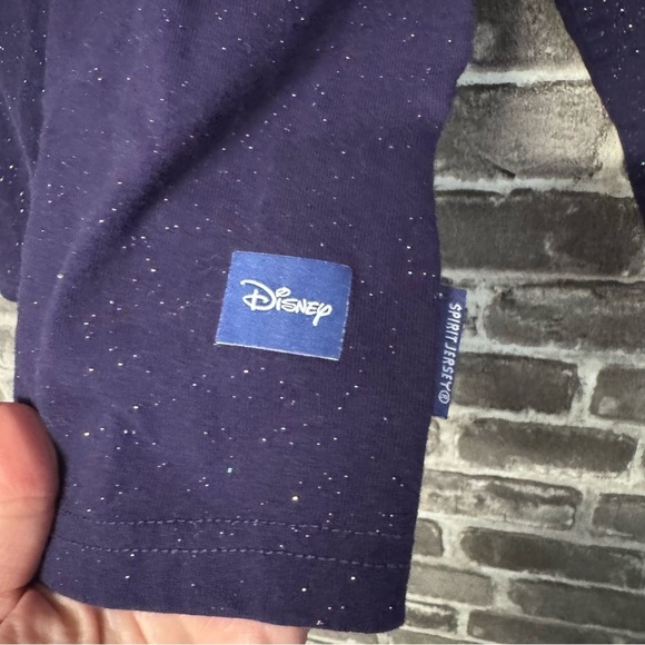 2023 Disney Parks Wish Movie Spirit Jersey sweater purple sparkle - Picture 6 of 9